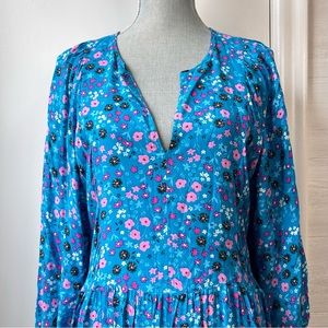 Calvin Klein Blue Floral Dress